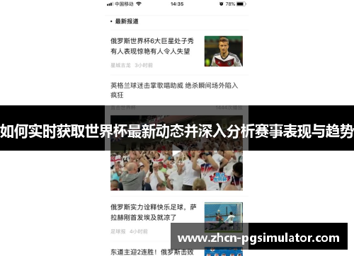 如何实时获取世界杯最新动态并深入分析赛事表现与趋势